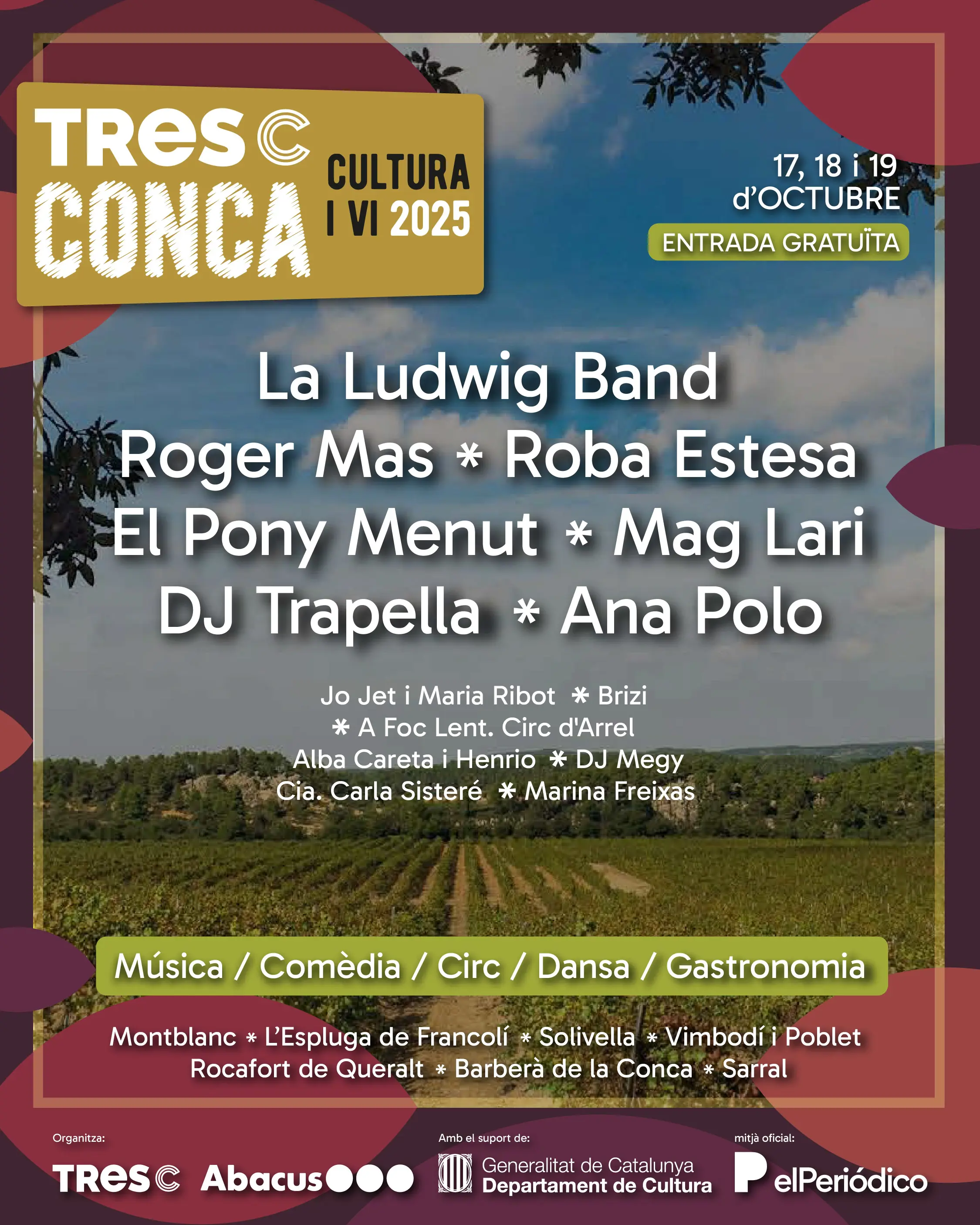Cartell Festival TRESC-CONCA